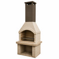 Beton Gartenkamin Grill Natursteinoptik 200 cm