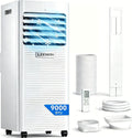 Klimaanlage, mit Fernbedienung, LEENON, Klimaanlage Mobil 9000 BTU, LEENON 4 in 1 Klimagerät Entfeuchten Ventilato & Schlafmodus