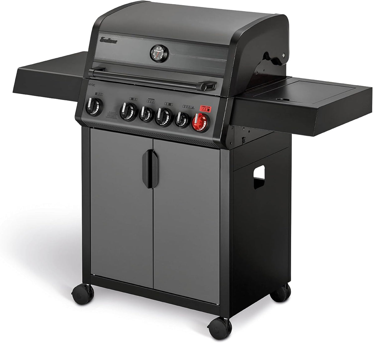Grill, 800 °C, Edelstahl, Enders, Enders Gasgrill HYDE 4 SIKR Turbo, 8041