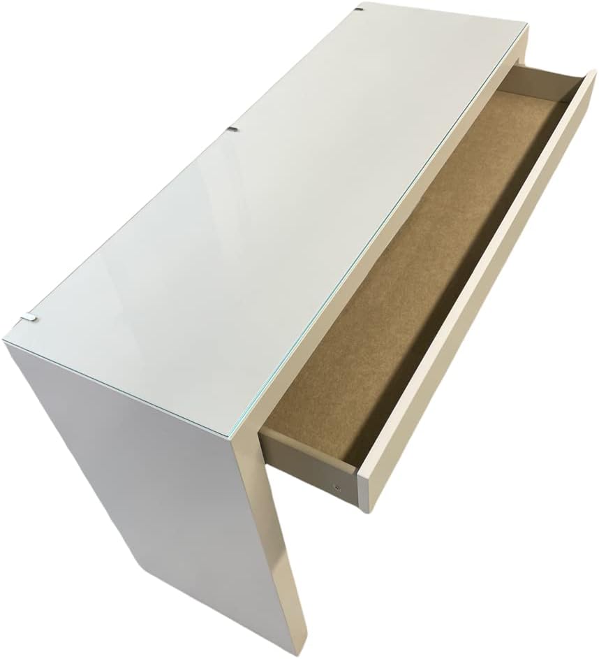 IKEA Tisch, 120 × 41 × 78 cm, Glas, Weiß