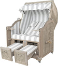Stuhl, 120 cm, Grau, STRANDKORB-MANUFAKTUR BUXTEHUDE