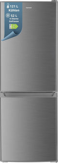 Kühl-Gefrier-Kombination CFS1110-S, 49,5 × 56 × 142,5 cm, homeX