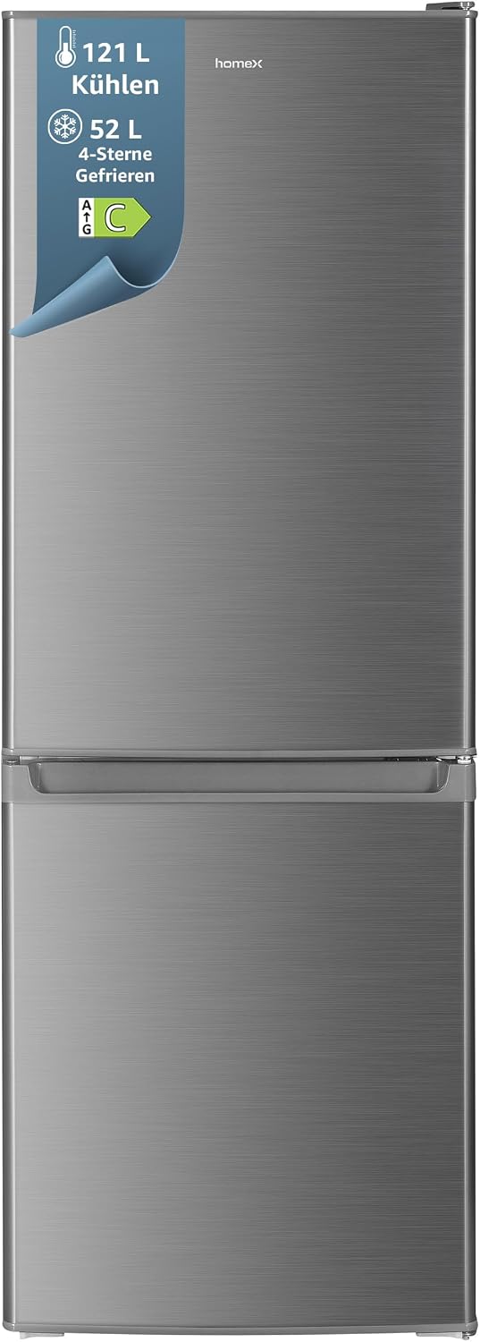 Kühl-Gefrier-Kombination CFS1110-S, 49,5 × 56 × 142,5 cm, homeX