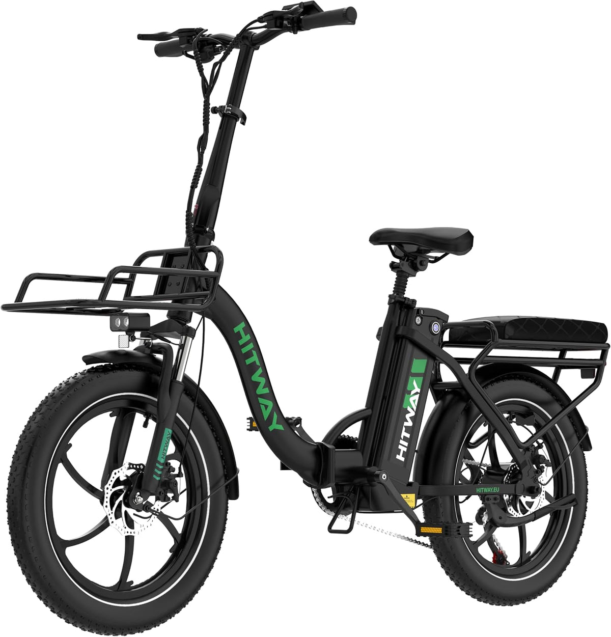 Elektrische Falträder IP54, 250W, 20 Zoll, klappbar, Smart-Steuerung, HITWAY, Ebike mit 250W Motor, Elektrofahrrad 20 Zoll, 7-Gang, IP54 wasserdicht
