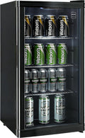 Mini-Kühlschrank GPC2088, 88 L, Edelstahl, METRO Professional, 3 Edelstahl-Drahtböden