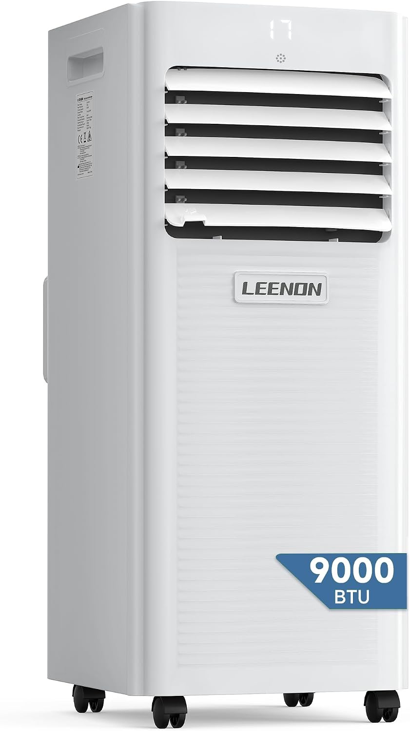 Klimaanlage, mit Fernbedienung, LEENON, LEENON Klimaanlage Mobil Klimagerät 9000 BTU, 4 in 1 Kühlen Entfeuchten Lüftermodus Schlafmodus