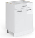 Vicco Schrank, 60 cm, Weiß, für die Küche