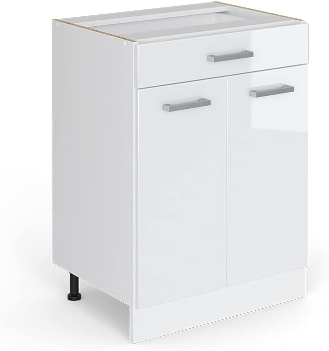 Vicco Schrank, 60 cm, Weiß, für die Küche
