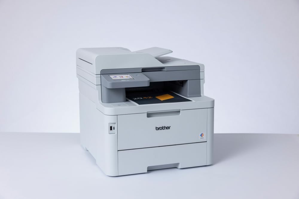 Laser MFC-L8390CDW, mit LED-Beleuchtung, Weiß, Brother, 30 Seiten/Min.) weiß/grau
