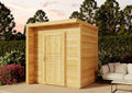 Gerätehäuser, 202 × 168 cm, Holz, für den Garten, Alpholz, Gerätehaus mit 19 mm Wandstärke
