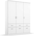 Schrank, 136 cm, Weiß, Rauch Möbel, Breite 136 cm
