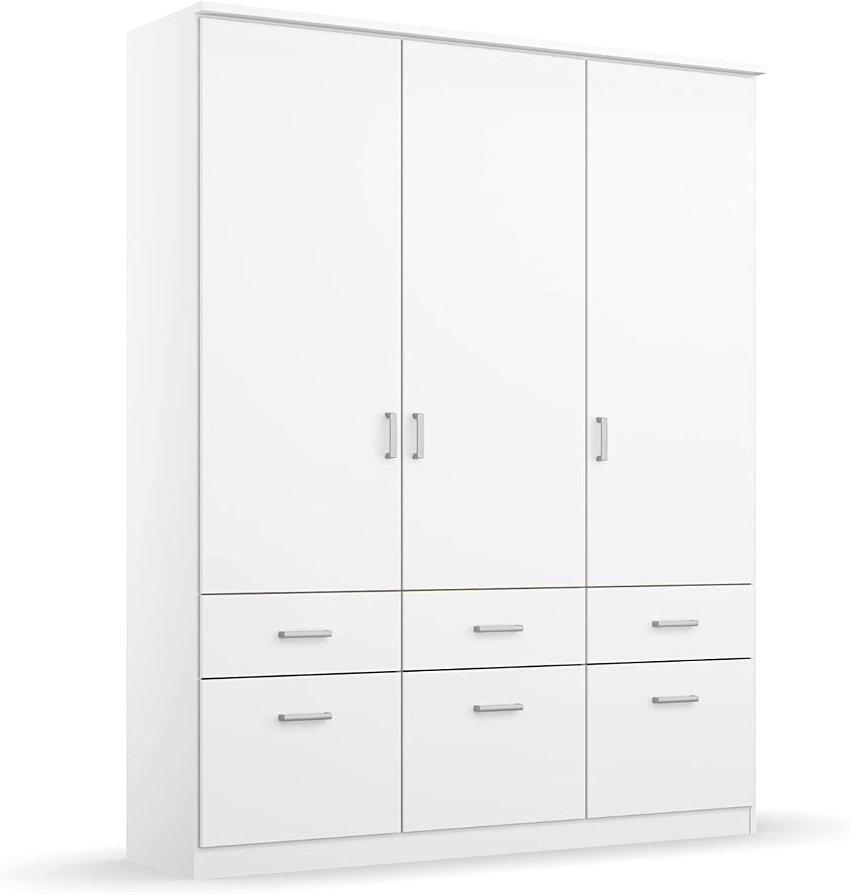 Schrank, 136 cm, Weiß, Rauch Möbel, Breite 136 cm