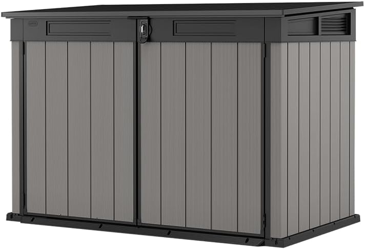 Mülltonnenboxen, 190,5 × 132 × 109 cm, 2020l, 240l, 360l, Kunststoff, Keter, 2020l Fassungsvermögen, Außenmaße (BxHxT): 190, 5 x 132 x 109 cm