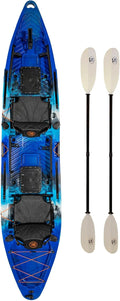 Fishing Kayaks, BKC, BKC Brooklyn 13.0 Pro Tandem Fishing Kayak, 2 to 3 Person
