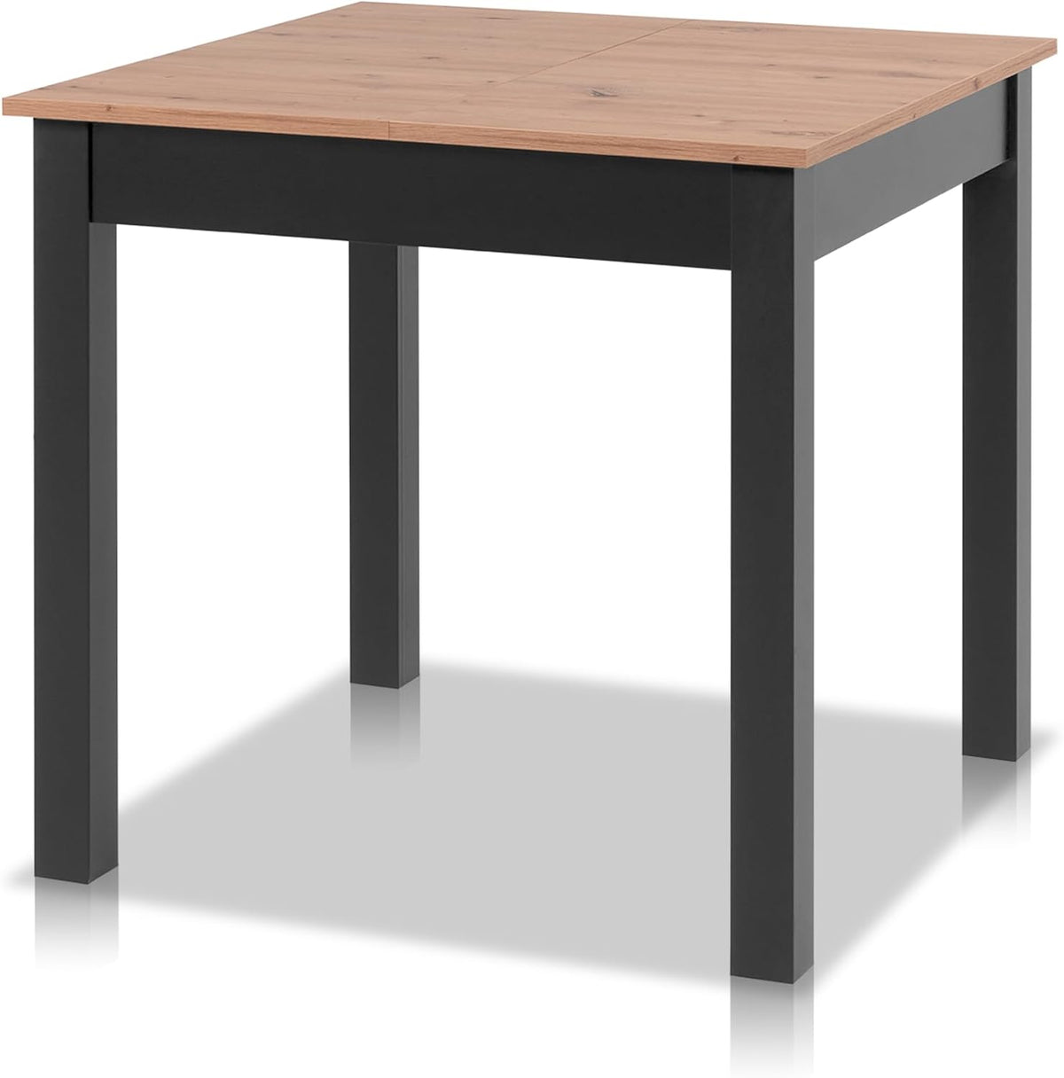 Esstisch, 80 × 80 cm, für die Küche, smart, Küchentisch ausziehbar bis 120 cm