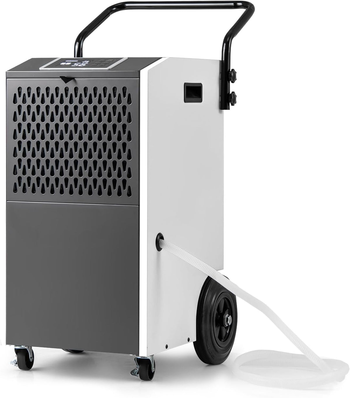 Tisch, 73 L, Weiß, GOPLUS, GOPLUS 73 L/Tag Luftentfeuchter, Raumentfeuchter mit 24h Timer, kommerzieller Entfeuchter mit Rollen