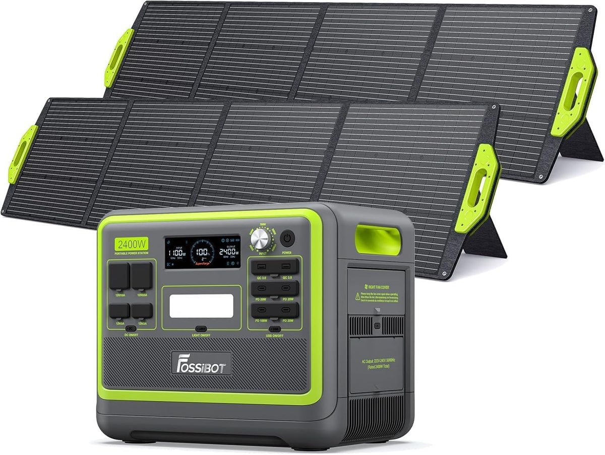 Generatoren F2400, 2040Wh, 200W, 4800W, FOSSiBOT