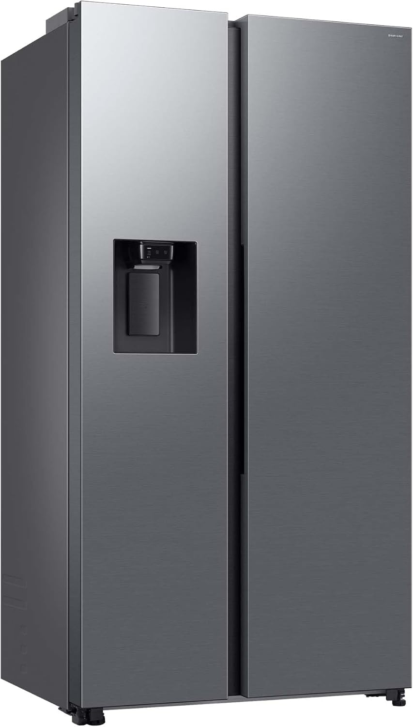 Samsung RS70F66KCTEF Kühl-Gefrier-Kombination, 178 cm, 634 l, Edelstahl, AI Kühlschrank mit Gefrierfach, Eis-/Wasserspender mit Festwasseranschluss