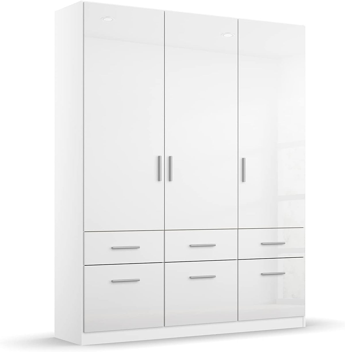 Schrank, 136 cm, Weiß, Rauch Möbel, Breite 136 cm