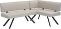 Bänke & Eckbankgruppen, 126 cm, Schwarz, byLIVING