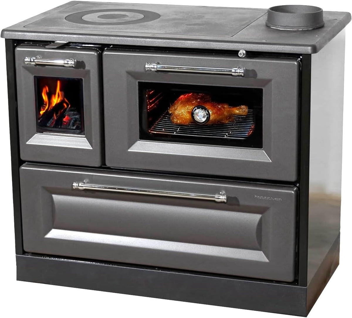 Kaminöfen, 40 cm, 8 kW, Holz, für die Küche, Hosseven