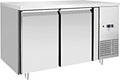 Tisch GCC2100, 136 × 70 × 85 cm, 215 L, 250 W, Edelstahl, Silber, METRO Professional, 136 x 70 x 85 cm, mit Schloß