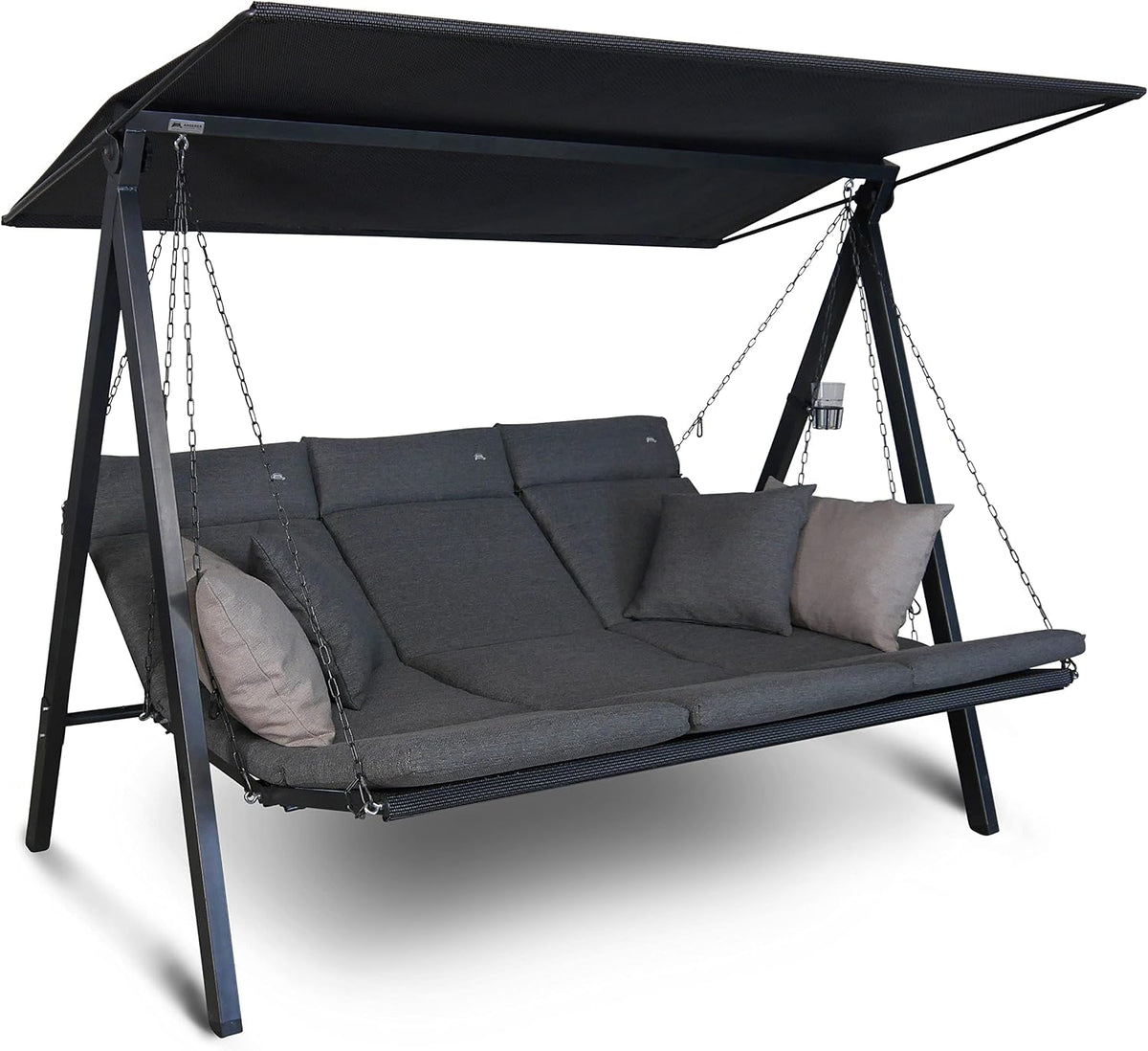 Hollywoodschaukeln, ANGERER, Angerer Hollywoodschaukel Lounge Smart Ashgrey