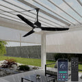 Deckenventilatoren mit Beleuchtung IP65, 12CM, mit Fernbedienung, für das Schlafzimmer, TRUYOK