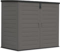 Gerätehäuser, 140 × 82 × 124cm, 1170L, klappbar, Metall, für den Garten, wasabi, 140x82x124cm
