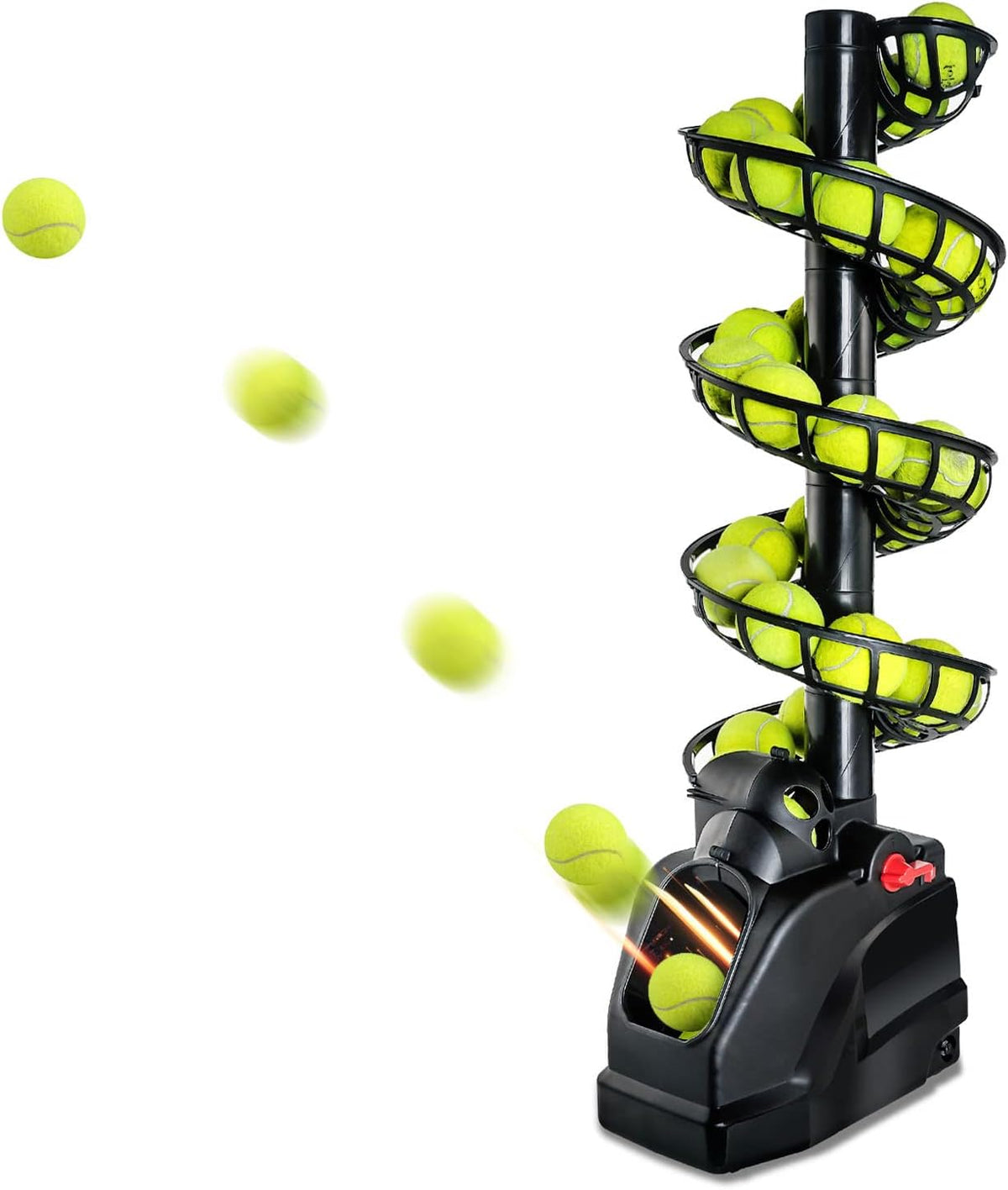 Ballwurfmaschinen, Teknigoo, Tennisball Trainer für selbsttraining, genaue effiziente Ballwurfmaschinen für alle Stufen/Alter