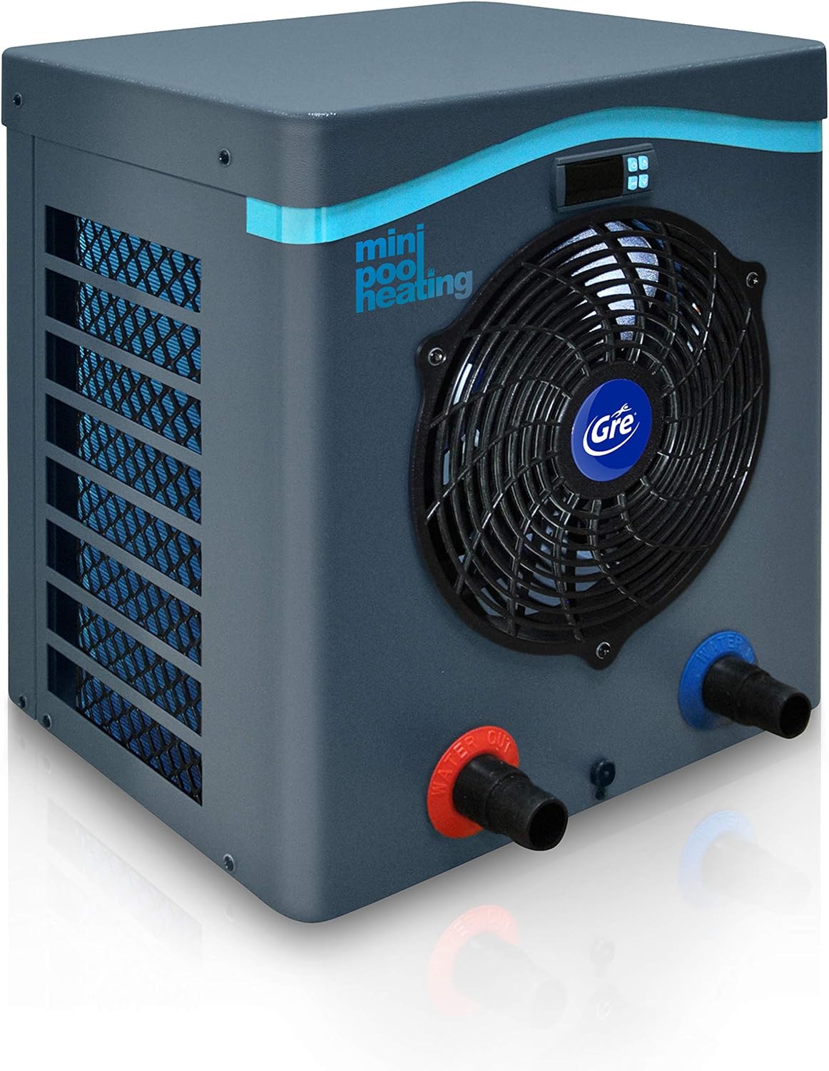 Pool, 38 mm, 28°C, Gre, Gre Mini-Wärmepumpe bis 28°C ohne Bypass Aufstellpools 40 m3