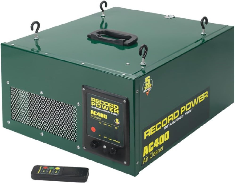 Absauganlagen & Luftreiniger AC400, 258 × 431 × 514 mm, mit Fernbedienung, RECORD POWER