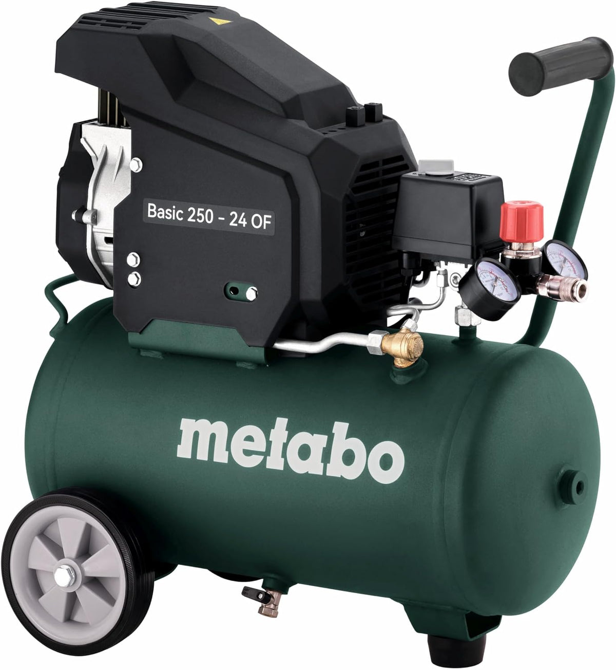 Kompressoren, 9 × 14mm, 120 l, 24 l, 8 bar, metabo, metabo Kompressor Basic 250‐24 OF - 120 l/min Füllleistung, 24 l Kesselgröße