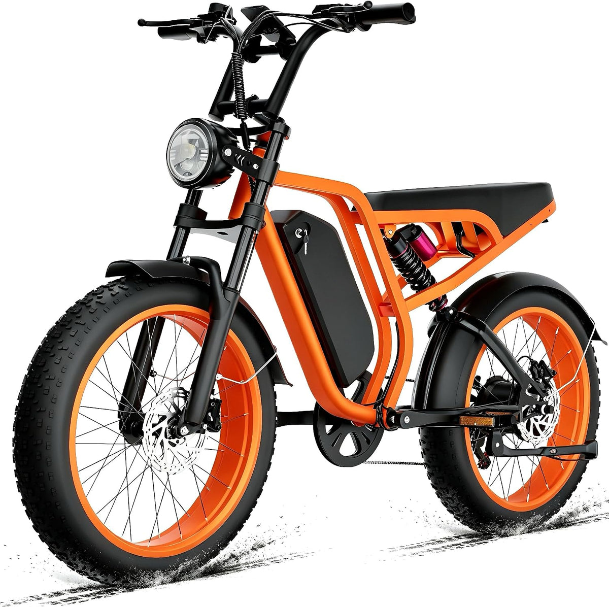 Elektrische Cityräder, 48V, 52V, 20 Zoll, kabellos, DEEPOWER, DEEPOWER E-Bike Für Erwachsene, Bis Zu 60-110 KM Reichweite, 20 Zoll Fat Tire