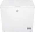 Beko CF200CWN Kühl-Gefrier-Kombination, 198 l, mit LED-Beleuchtung, Weiß, 198 l Nutzvolumen, 1 Gefriergutkorb, LED-Anzeigesystem, 40 db(A)
