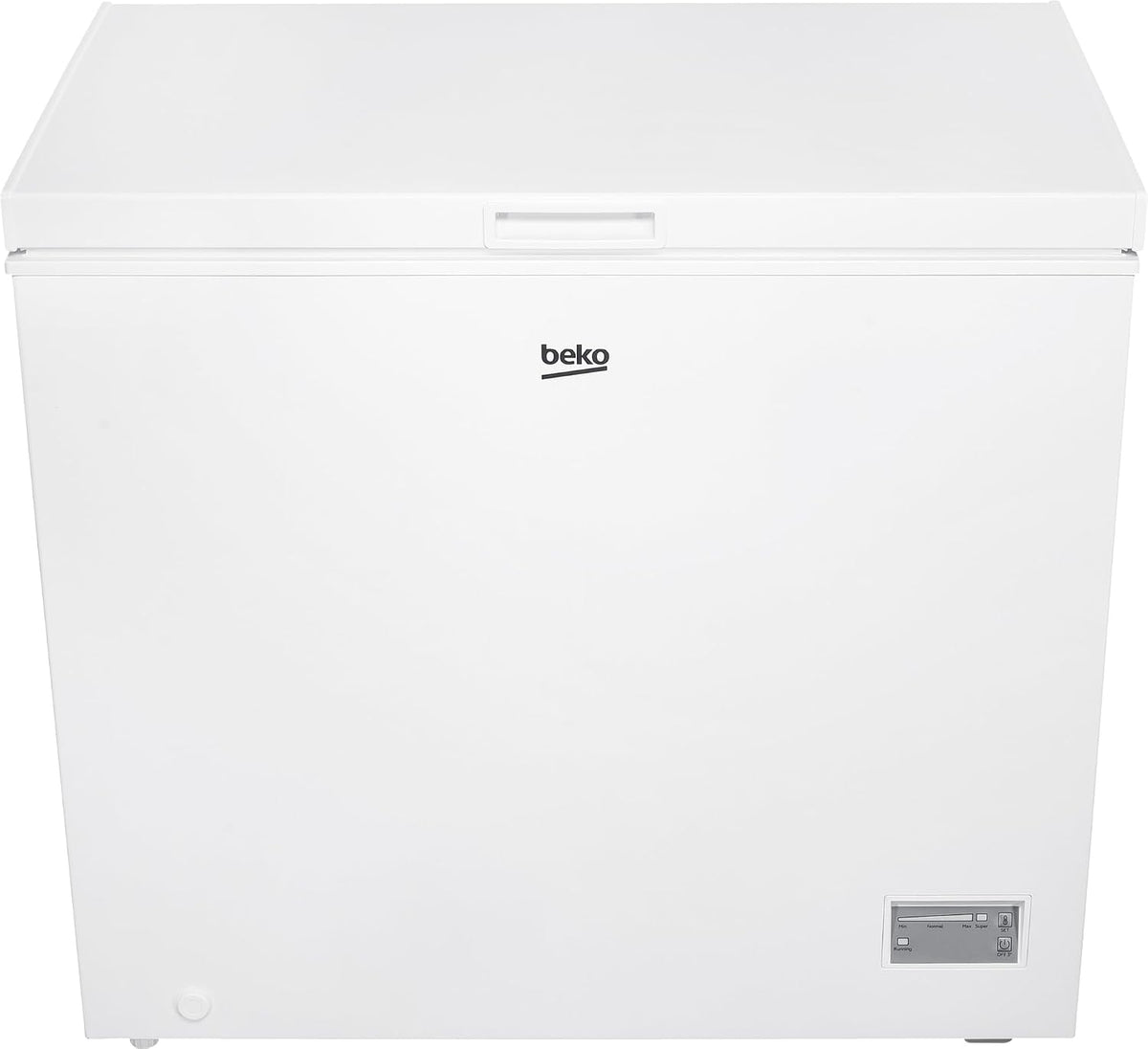 Beko CF200CWN Kühl-Gefrier-Kombination, 198 l, mit LED-Beleuchtung, Weiß, 198 l Nutzvolumen, 1 Gefriergutkorb, LED-Anzeigesystem, 40 db(A)