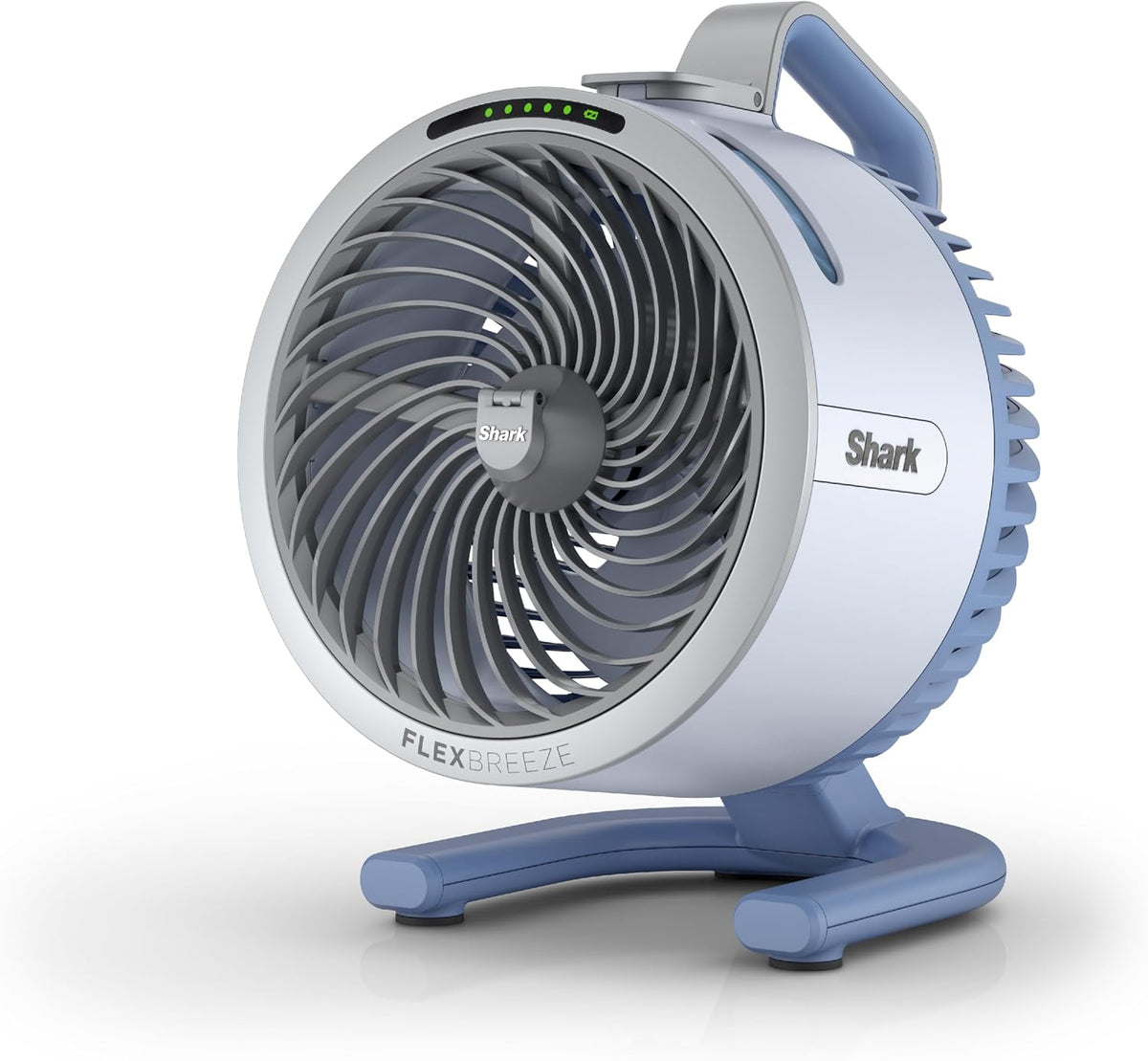 Tischventilatoren, kabellos, Shark, bis zu 20 m Reichweite, bis zu 12 Stunden Batterie, 5 Geschwindigkeiten