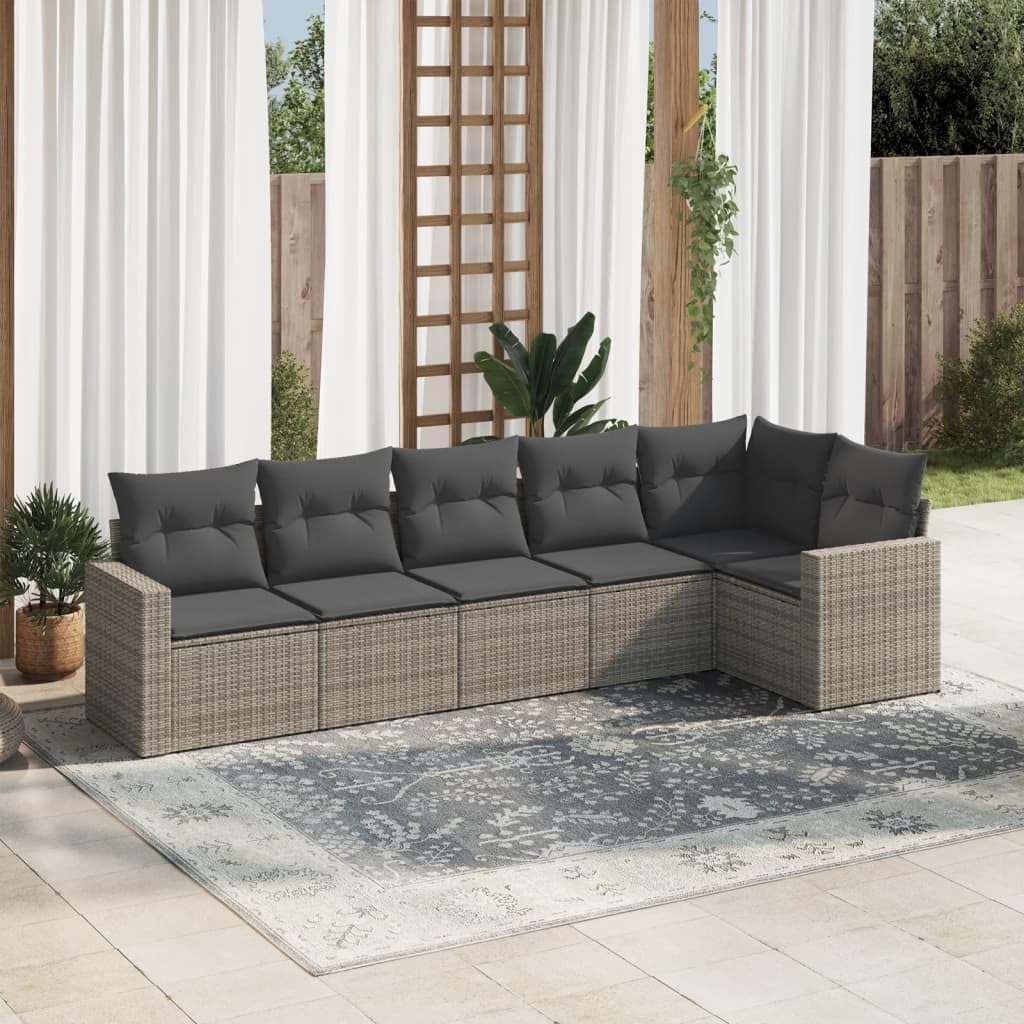 Sofa, 62 × 62 × 69 cm, Grau, für den Garten