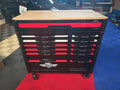 Schrank, 125 mm, mit Schubladen, 2 Kammern, Holz, Stahl-Faust