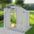 Gartengewächshäuser, 195 cm, Aluminium, für den Garten, Onbest