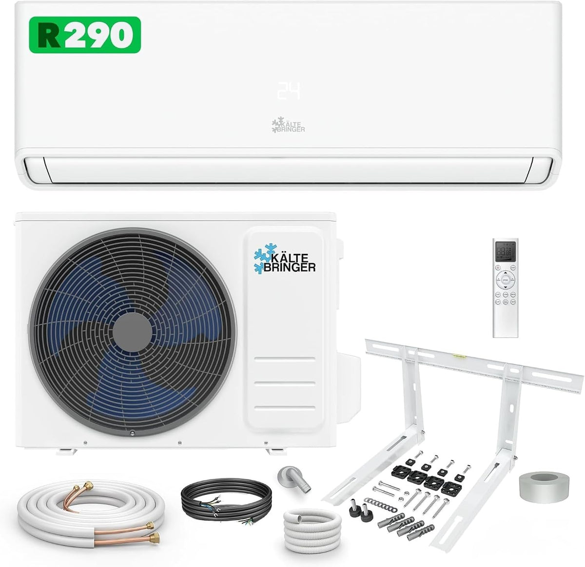 Klimaanlage R290, 2,8 kW, Kältebringer, 8 kW R290 Kältemittel