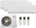 Klimaanlage R32, mit Fernbedienung, GREEN ELECTRIC, Plus Klimaanlage Trial Split 9000 + 9000 + 9000 BTU, Wi-Fi R32, 3 Innengeräte und 1 Außengerät
