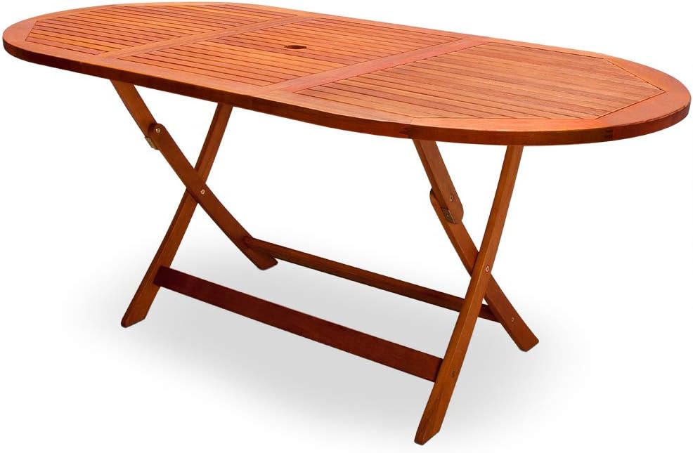 Gartentisch, 160 × 85cm, für den Garten, CASARIA, 160x85cm