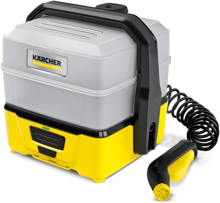 Kärcher Hochdruckreiniger, 2 l, 2,3 kg, 7 l, kabellos, Kärcher Mobile Outdoor Cleaner OC 3 Plus, Fördermenge: 2 l/min, Gewicht: 2, Wassertank: 7 l