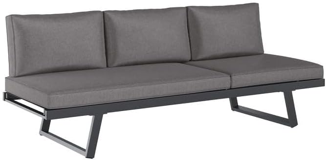 Sofa, 200 × 71 × 76 cm, verstellbar, für den Garten, OUTLIV, mit Rückenlehne