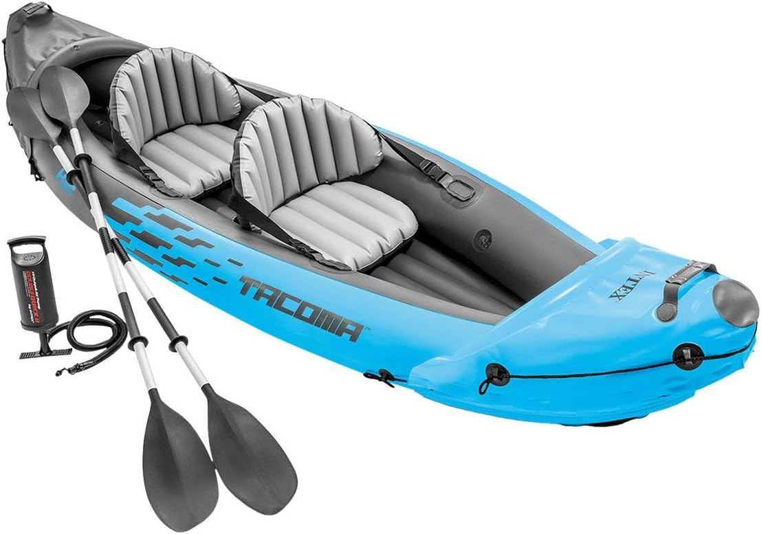 INTEX Boote, 3,12 × 0,91 × 0,51 m, INTEX Dakota K2 Kajak-Set