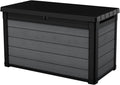 Aufbewahrungsboxen, 122,9 × 62,1 × 70,6 cm, 380 l, Holz, Grau, für den Garten, Keter, Keter Gartenbox Cortina 100 g, Fassungsvermögen 380 l, 9 x 62