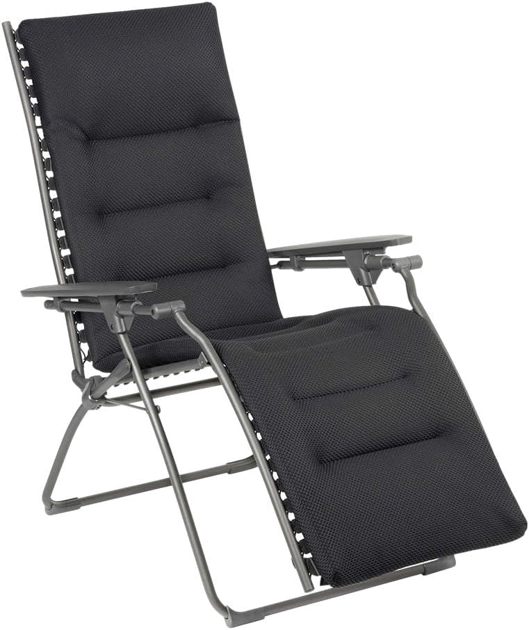 Liegen LFM2830, 117 cm, Grau, für den Garten, Lafuma
