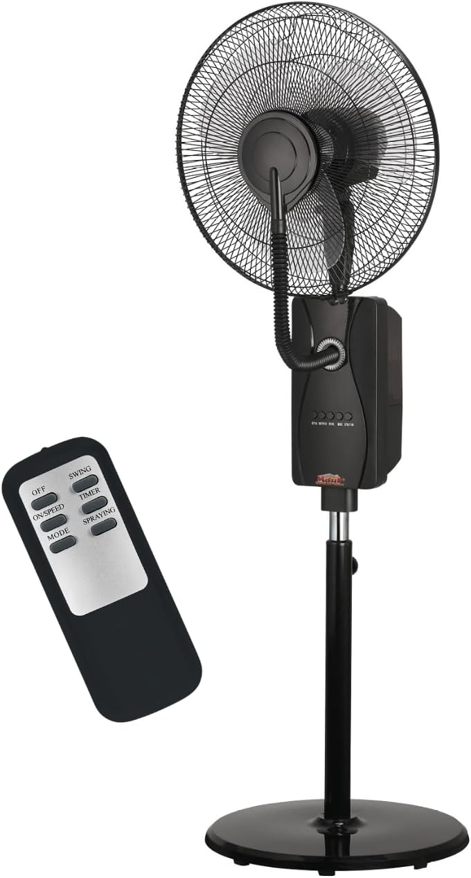 Standventilatoren, 40 cm, 80 W, mit Fernbedienung, Mauk
