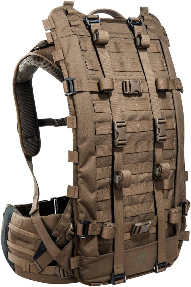 Trekkingrucksäcke, 65 × 35 × 5 cm, Tasmanian Tiger, modulare Lasten-Kraxe mit Molle System